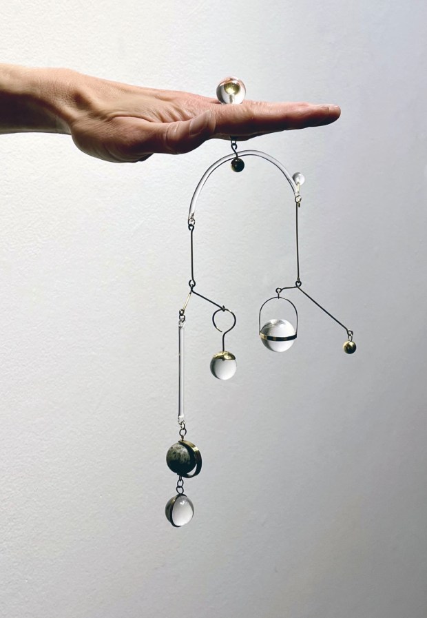 A photo of jewelry by Ananda Voecks. She has several pieces on display in the CVA exhibition. Provided by Amanda Voecks