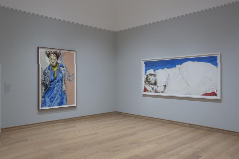 Claudette Johnson’s work (Secession)