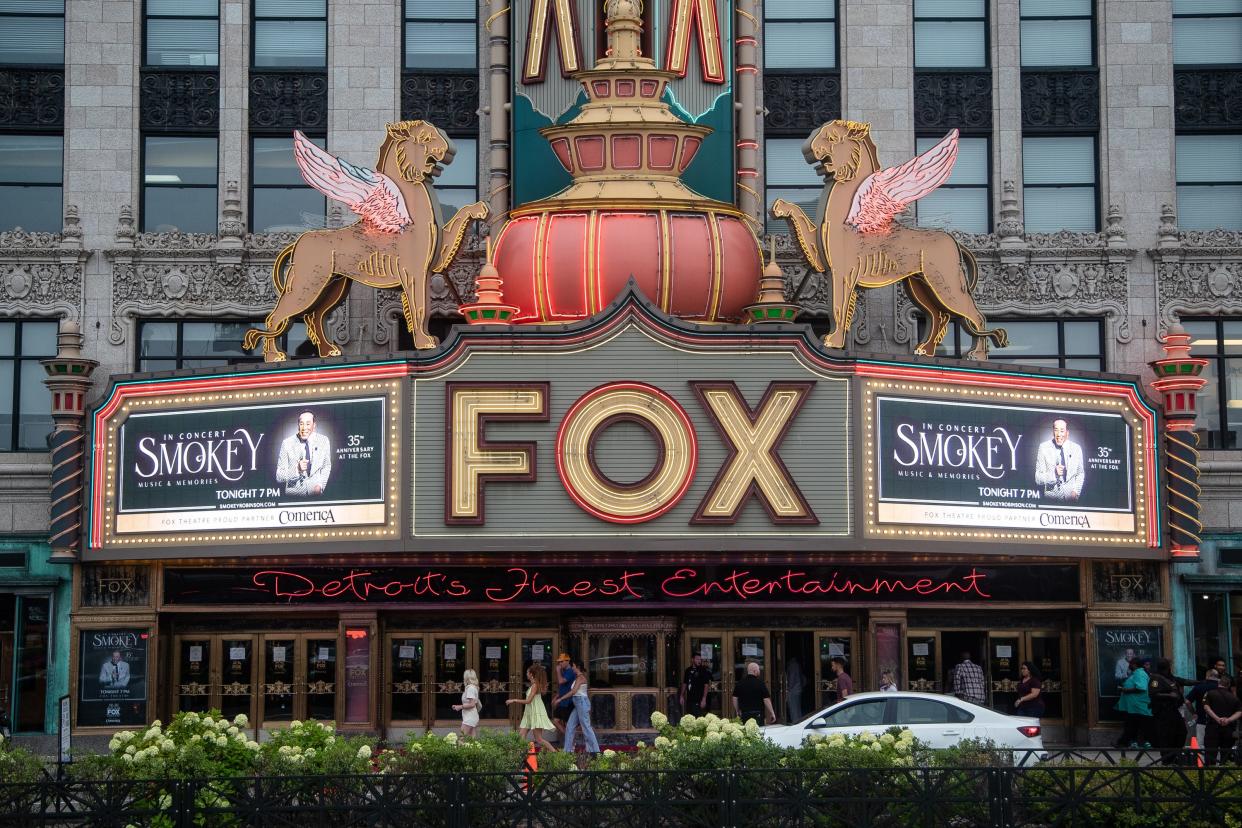 The Fox Theatre in Detroit on Saturday, Aug. 5, 2023.