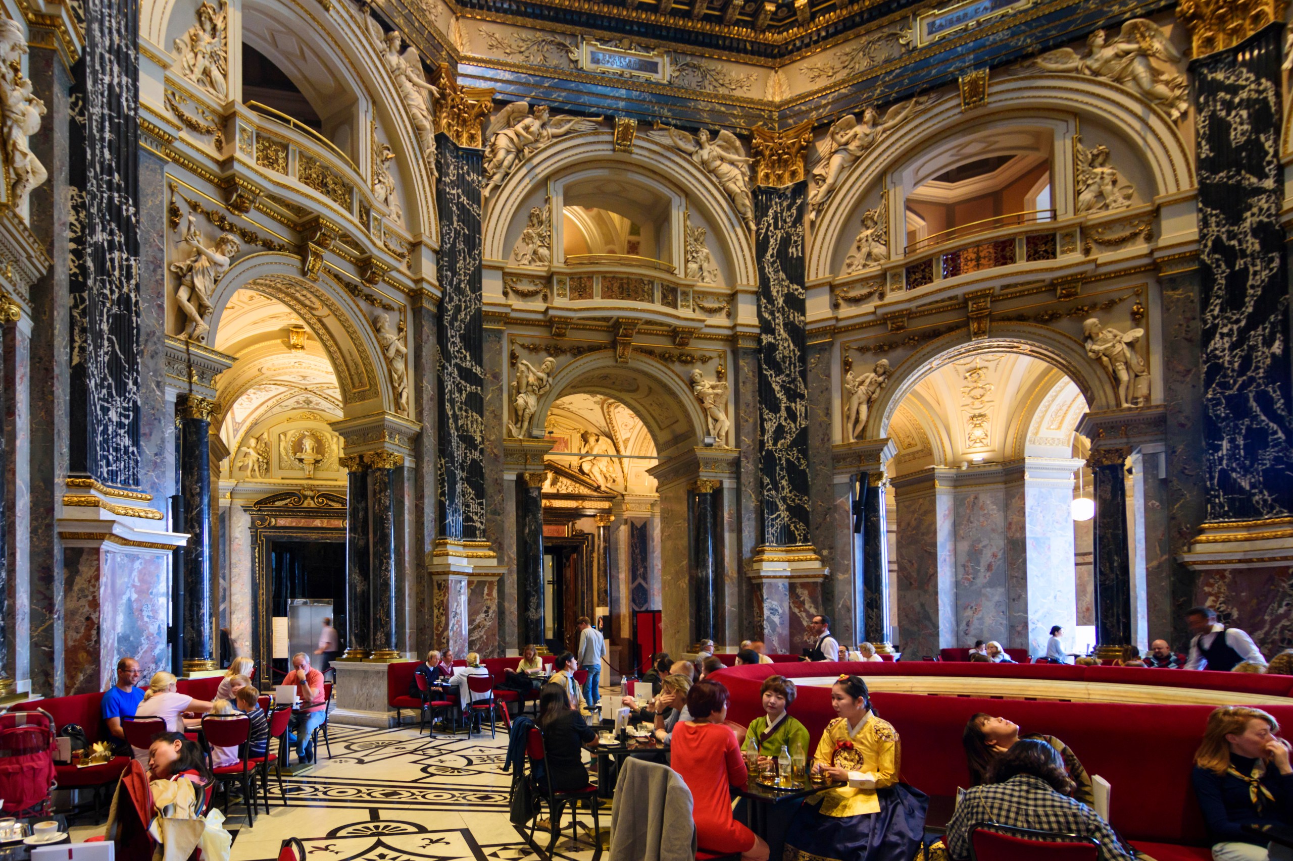 The restaurant in the Kunsthistorisches Museum in Vienna (Alamy)