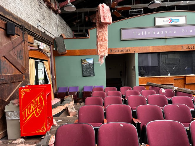 All Saints Cinema after the storms on May 10, 2024.