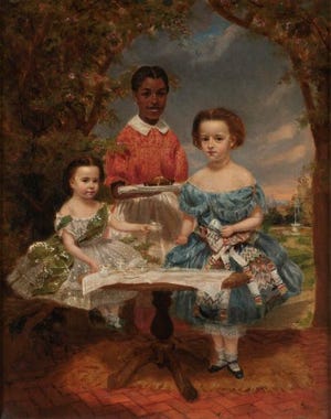 Winterthur recently acquired an 1857 oil painting in remarkable condition that depicts a free Black member of the Baltimore area
community whom Winterthur scholars identified as Sidney Hall