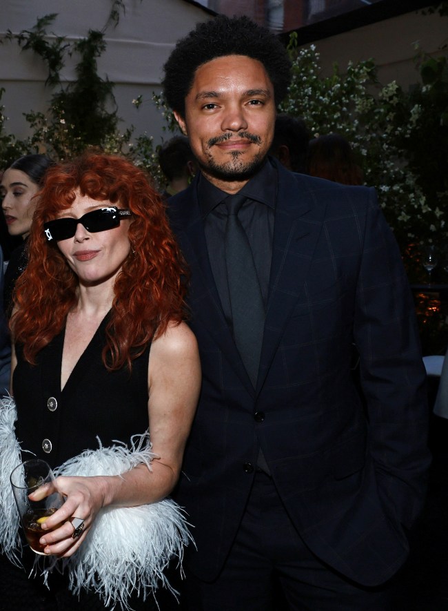 NEW YORK, NEW YORK - JUNE 10: (L-R) Natasha Lyonne, wearing CHANEL, and Trevor Noah attend the CHANEL Tribeca Festival Artists Dinner at The Odeon on June 10, 2024 in New York City.  (Photo by Dimitrios Kambouris/WireImage)