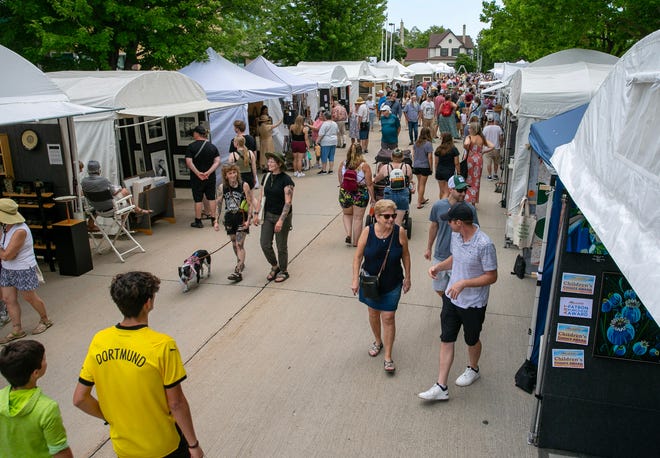 A view of the John Michael Kohler Arts Center’s Midsummer Festival of the Arts, Saturday, July 20, 2024, in Sheboygan, Wis.