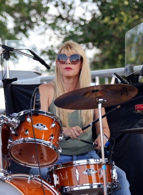 The June Bugs perform during the Waukee Arts Festival on Saturday, July 20. The two-day festival at Centennial Park featured local artists and live music.