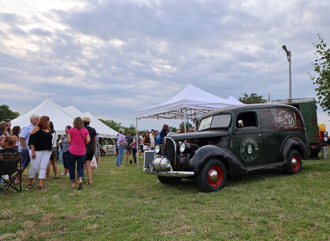 A cool evening at the Waukee Arts Festival on Friday, July 19. The two-day festival at Centennial Park featured local artists and live music.