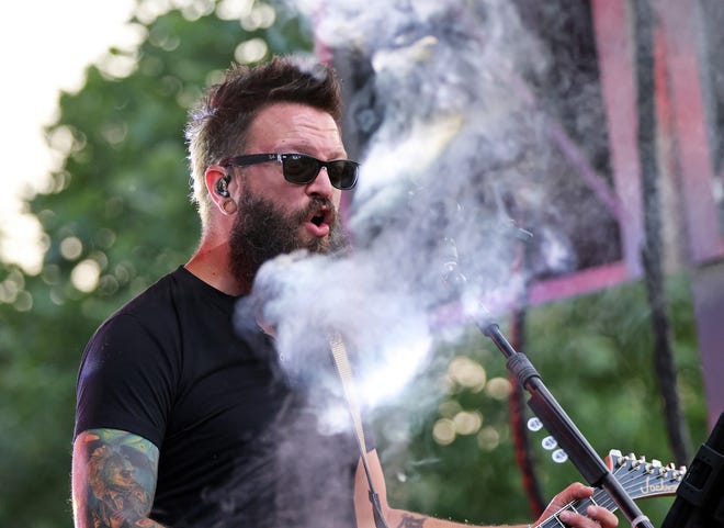 The Pork Tornadoes perform during the Waukee Arts Festival on Saturday, July 20. The two-day festival at Centennial Park featured local artists and live music.