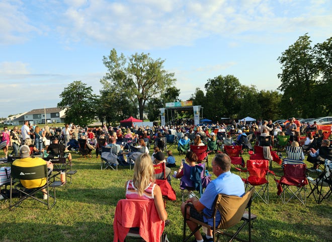 The June Bugs perform during the Waukee Arts Festival on Saturday, July 20. The two-day festival at Centennial Park featured local artists and live music.