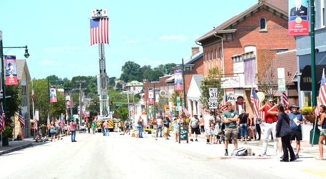 There was plenty of chalk art, food trucks, vendors as well as the Somerset Volunteer Fire Department offering demonstrations to visitors to Somerset Inc.'s Chalk the Block event over the weekend in Uptown Somerset.