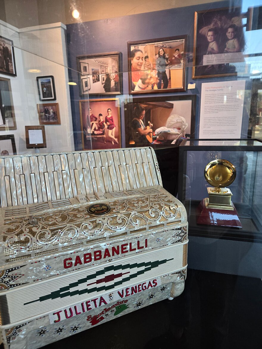 Part of the "Border Blasters, TJ/SD Radio & Television Desintegrador de Fronteras" exhibit at Bonita Museum and Cultural Center is shown in an undated installation photo.