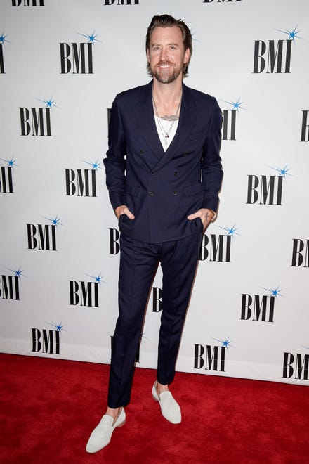 Charles Kelley walks the red carpet during the 71st annual BMI Country Awards in Nashville, Tenn., Tuesday, Nov. 7, 2023.