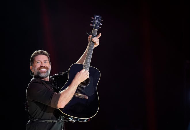 Josh Turner performs during CMA Fest at Nissan Stadium in Nashville, Tenn., Sunday, June 9, 2024.