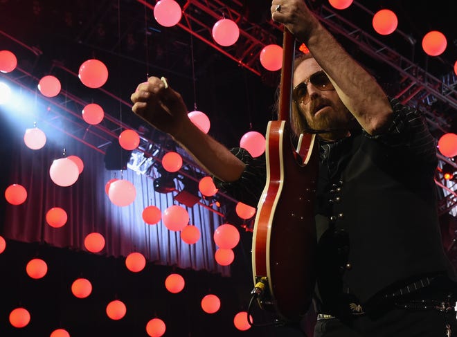 Tom Petty of Tom Petty and the Heartbreakers performs during their 40th Anniversary Tour at Bridgestone Arena on April 25, 2017 in Nashville, Tennessee.