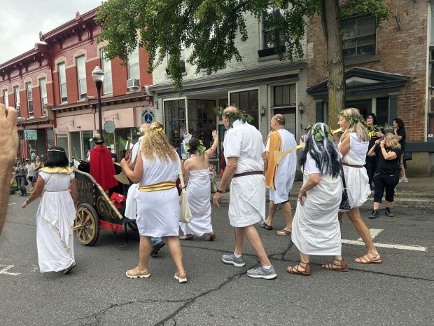 The Ulster County Italian-American Foundation shows off their Roman chariot-themed...