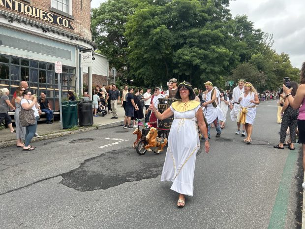 The Ulster County Italian-American Foundation shows off their Roman chariot-themed...