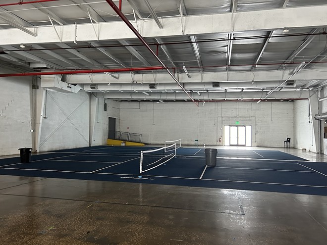 Would pickleball push the artists at The Factory in St. Petersburg, Florida out? The answer is yes—and no. - Photo by David Warner